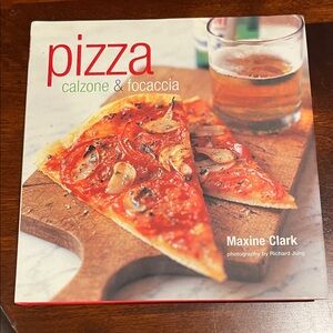 Crate&Barrel Pizza Cookbook - Red and White Cover